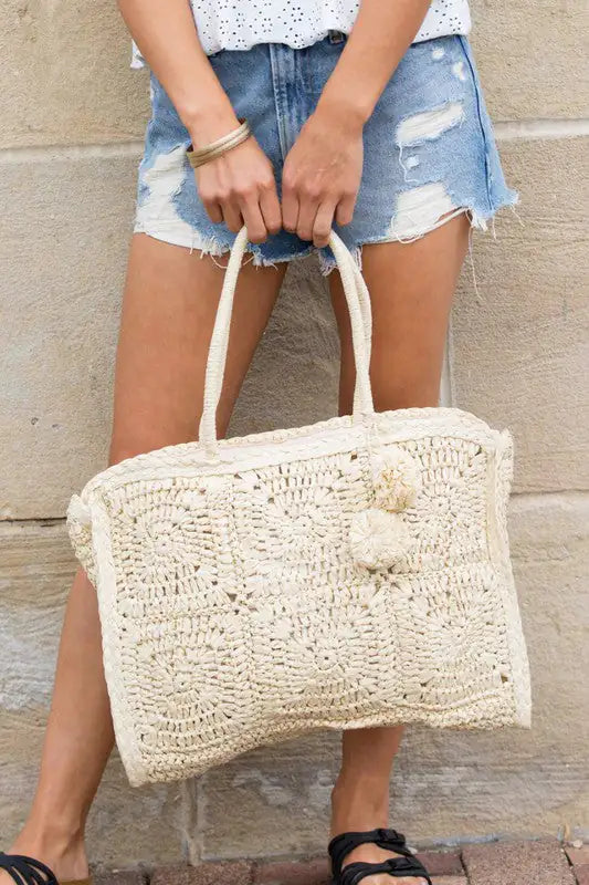 Tanya Straw Tote