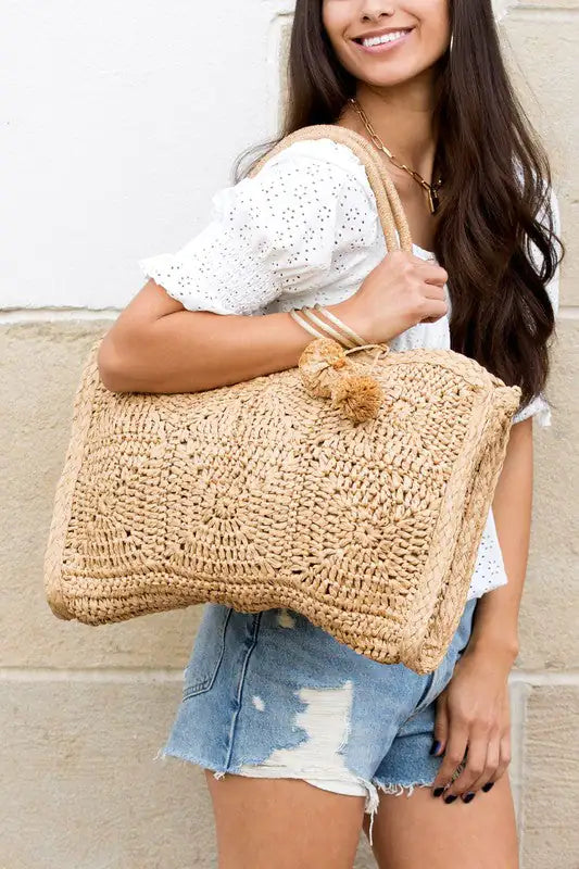 Tanya Straw Tote